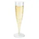 Duni wegwerp Champagne glazen